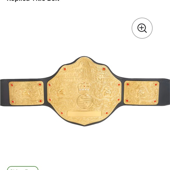 WWE World Heavyweight Championship Retro Official Authentic Title Belt - Picture 3 of 10